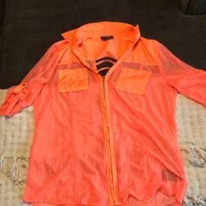 Orange Bebe top
